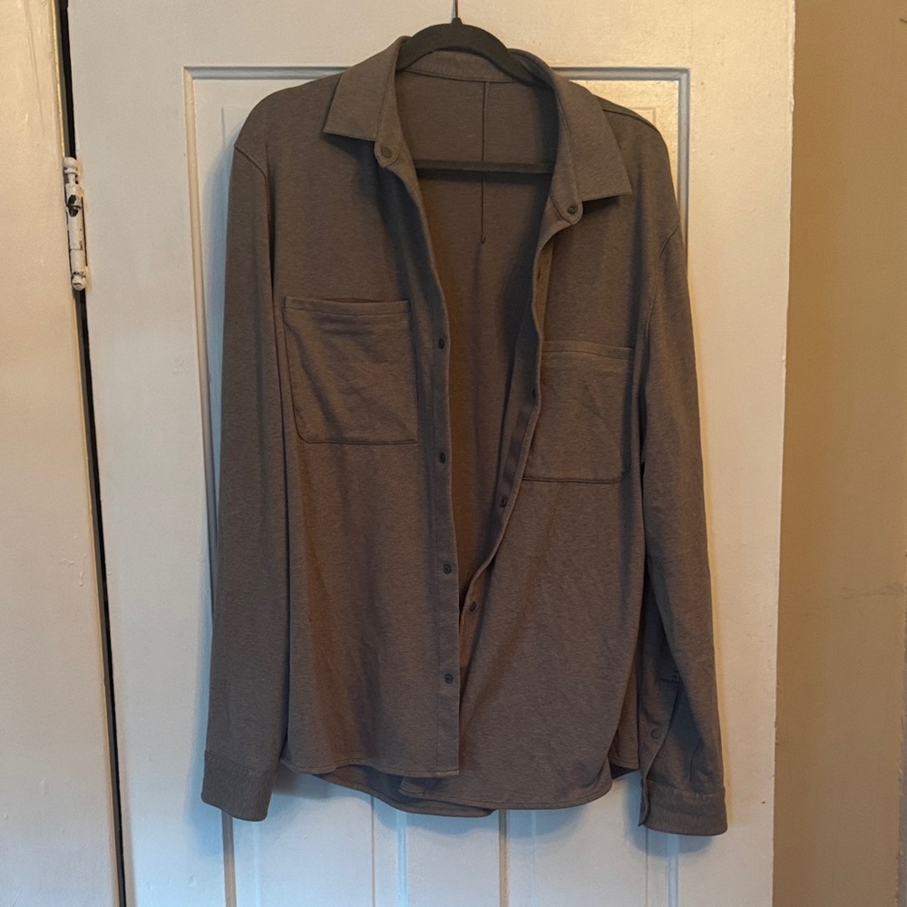 lululemon Green Casual Button Down Shirt